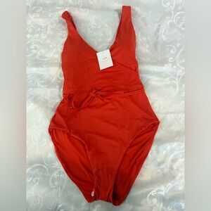 Andie Orange One-piece Swimwear